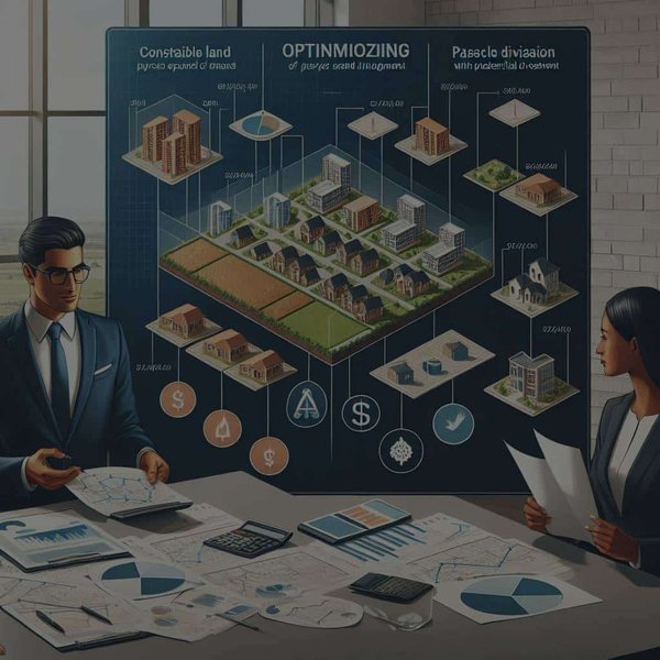 Comment optimiser l'achat d'un terrain constructible avec un potentiel de division parcellaire ?